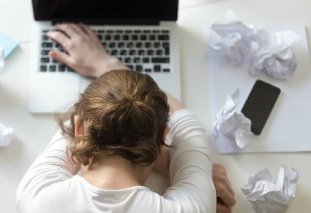 sleeping on desk