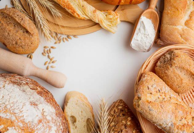 Verschillende bronnen van gluten