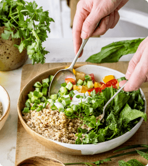 gezonde vegan salade