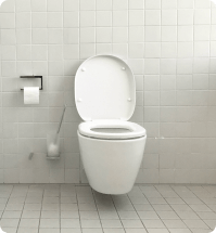 foto van een wc