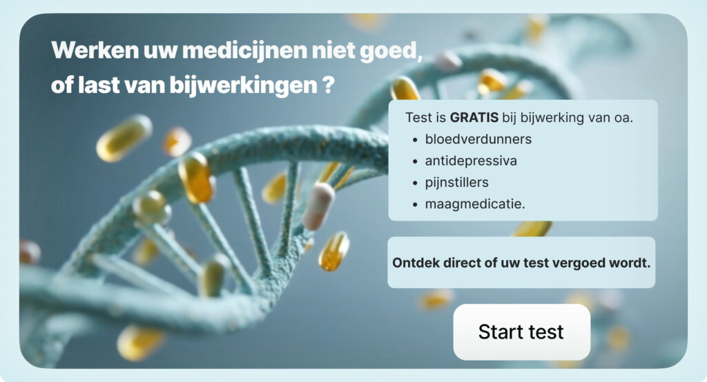 Farmacogenetica DNA vragenlijst