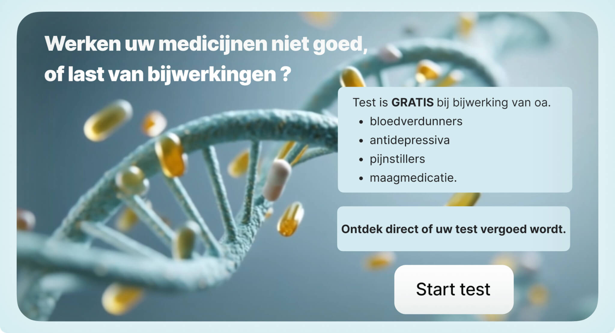 Farmacogenetica DNA vragenlijst